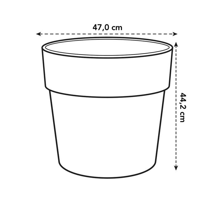 vibia straight rond 47cm wit